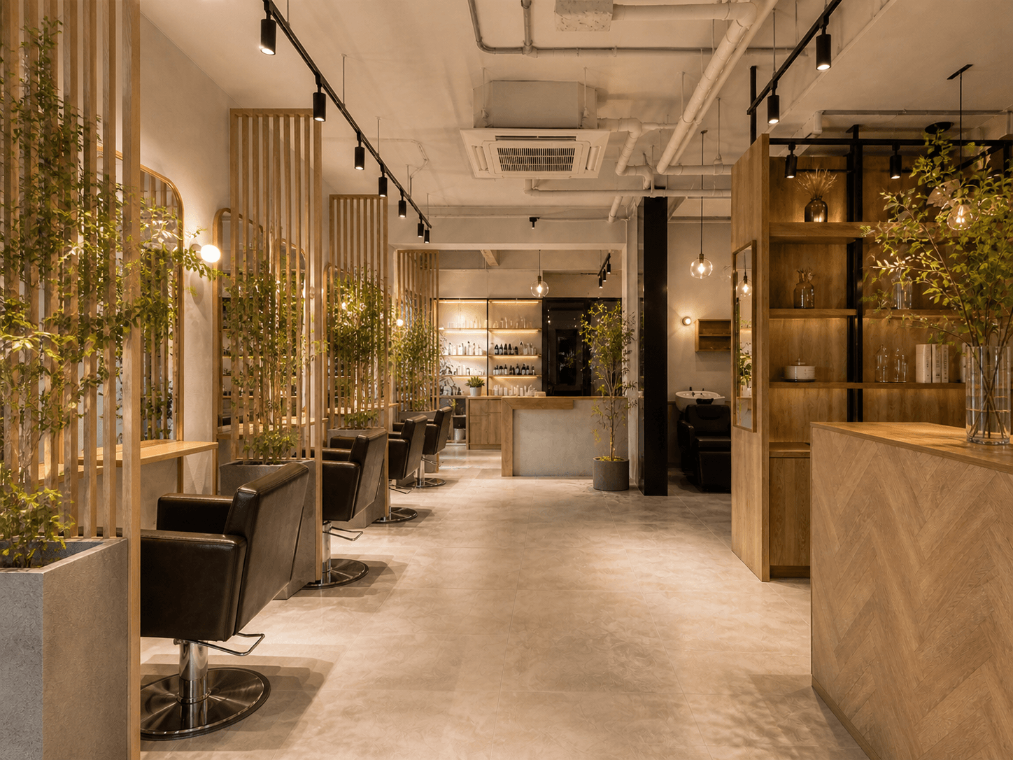 Hair Salon LUNA の店内