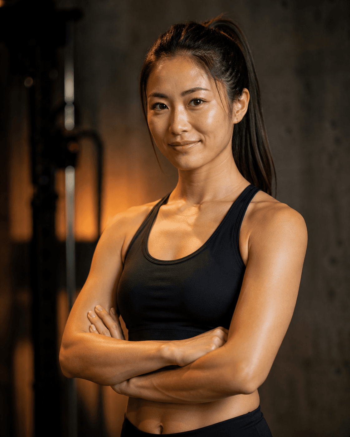 TRAINER 中村 彩 のポートレート